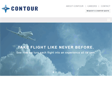 Tablet Screenshot of contouraviation.com